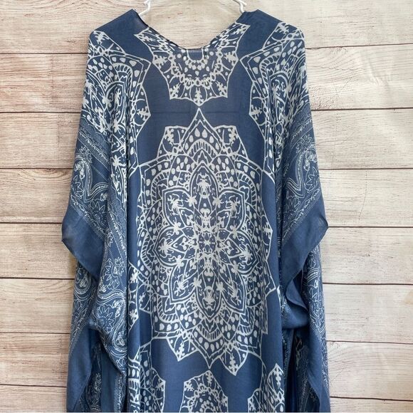 MOSS‎ ROSE BANDANA PRINT DUSTER - Picture 8 of 11